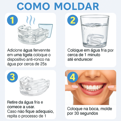 SleepGuard Pro — Antirronquido Ajustable para Noches Silenciosas y Sueño Reparador